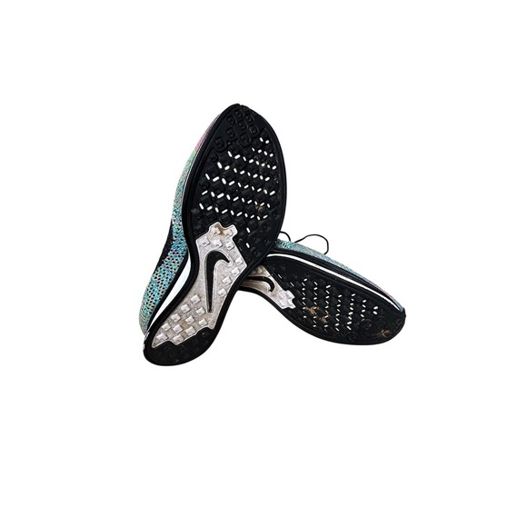 Nike Flyknit Racer Multicolor 2.0 Men\'s 10.5 Green -Pink Black Running Shoes main image 7